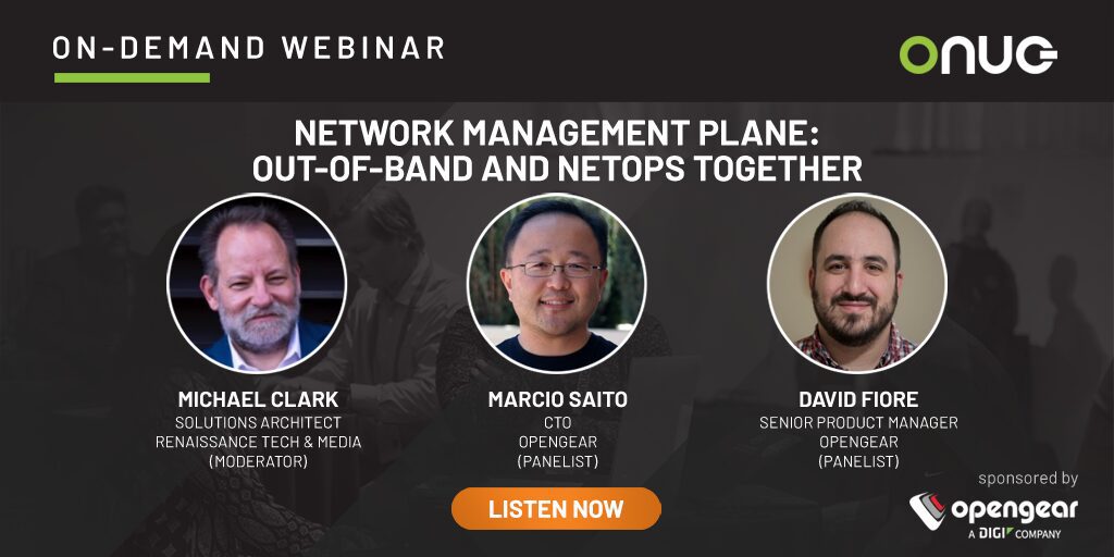 Network Management Plane: Out-of-Band and NetOps Together