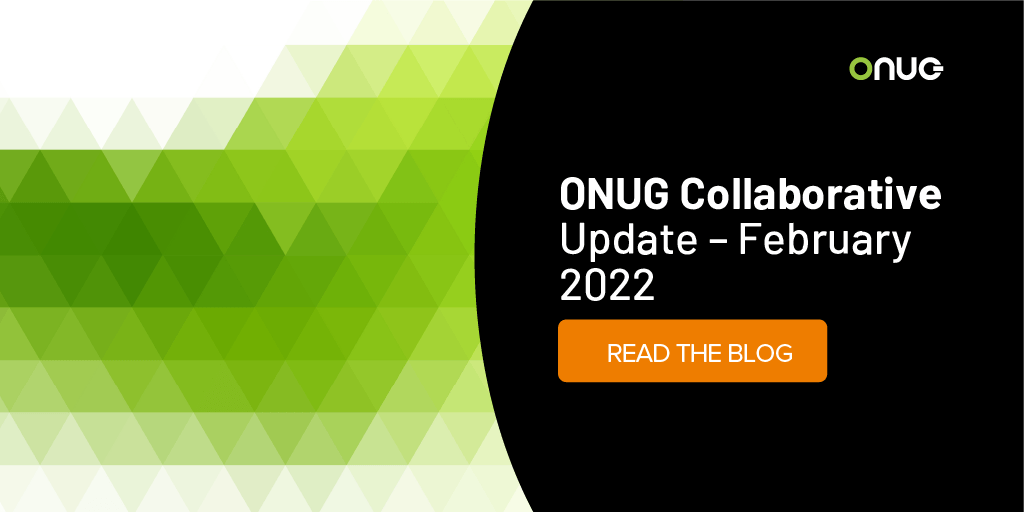 ONUG Collaborative Update – February, 2022